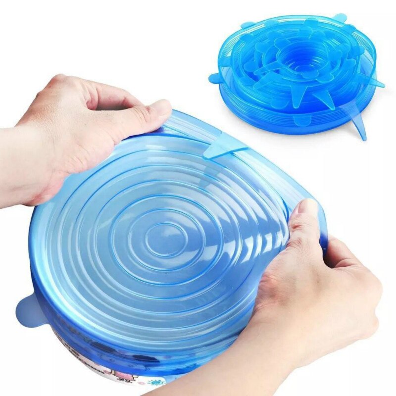 Stretchable Covers for Bowls (6 Pcs)