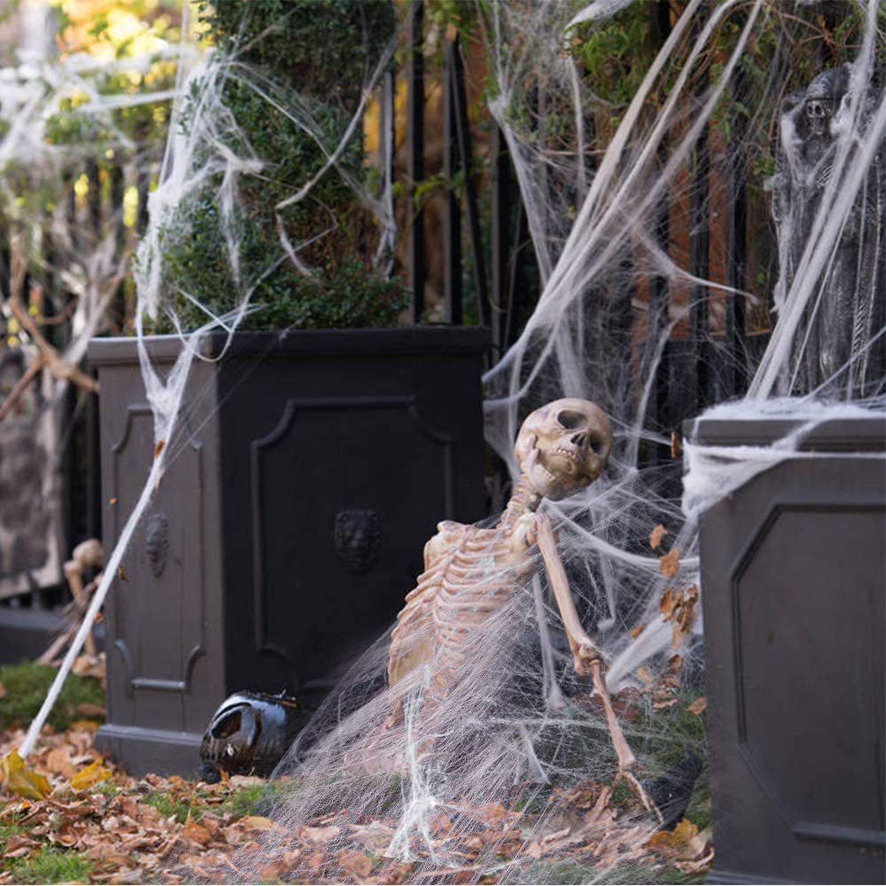 Stretchable Fake Spider Web Decoration Stretchable Fake Spider Web Decoration
