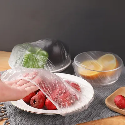 Stretchable Food Plastic Covers (100 pcs)