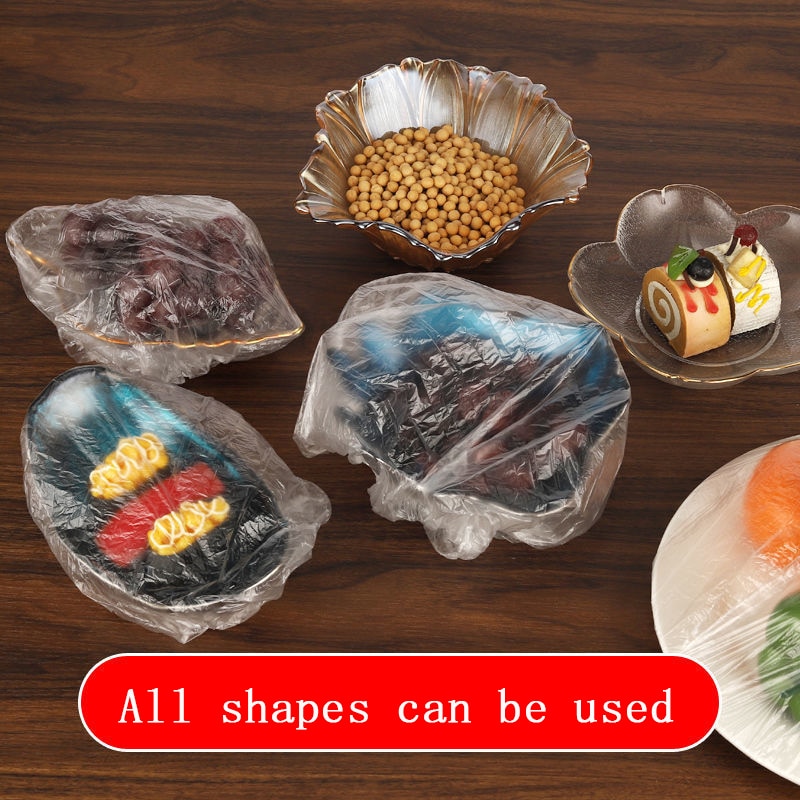 Stretchable Food Plastic Covers (100 pcs)