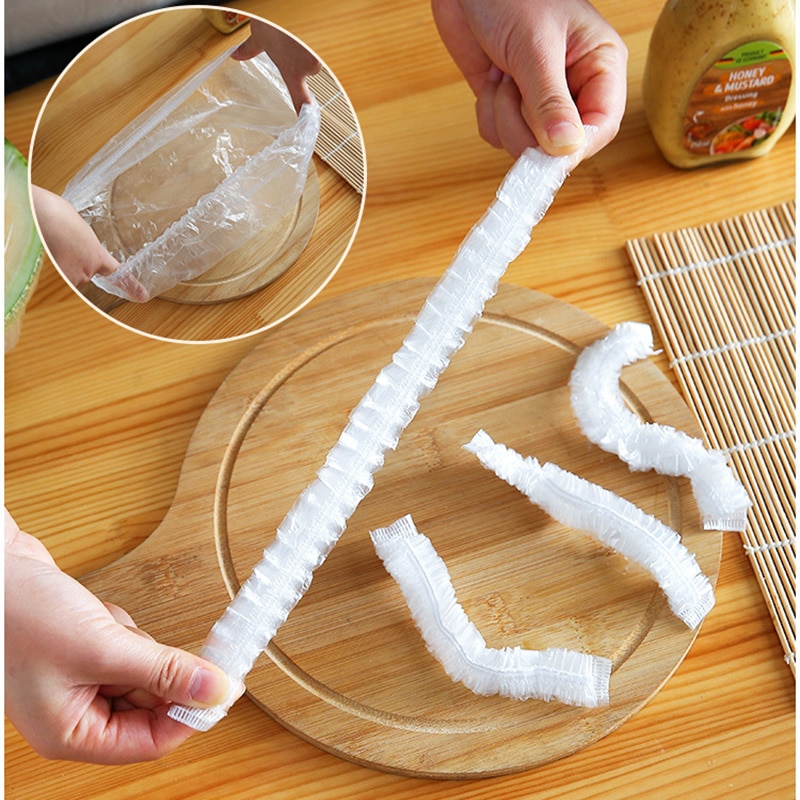 Stretchable Food Plastic Covers (100 pcs)