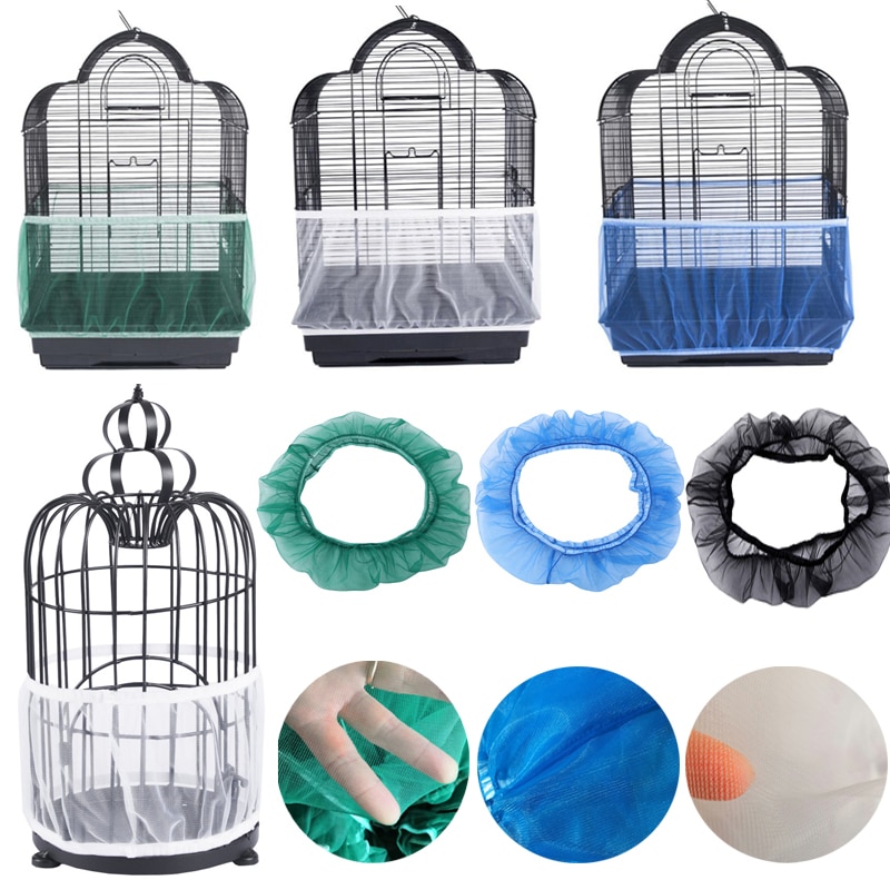 Stretchable Mesh Birdcage Seed Catcher Stretchable Mesh Birdcage Seed Catcher