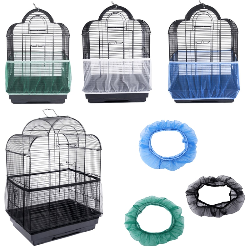 Stretchable Mesh Birdcage Seed Catcher