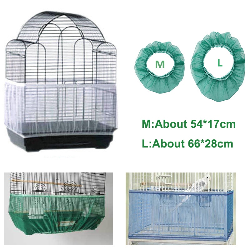 Stretchable Mesh Birdcage Seed Catcher