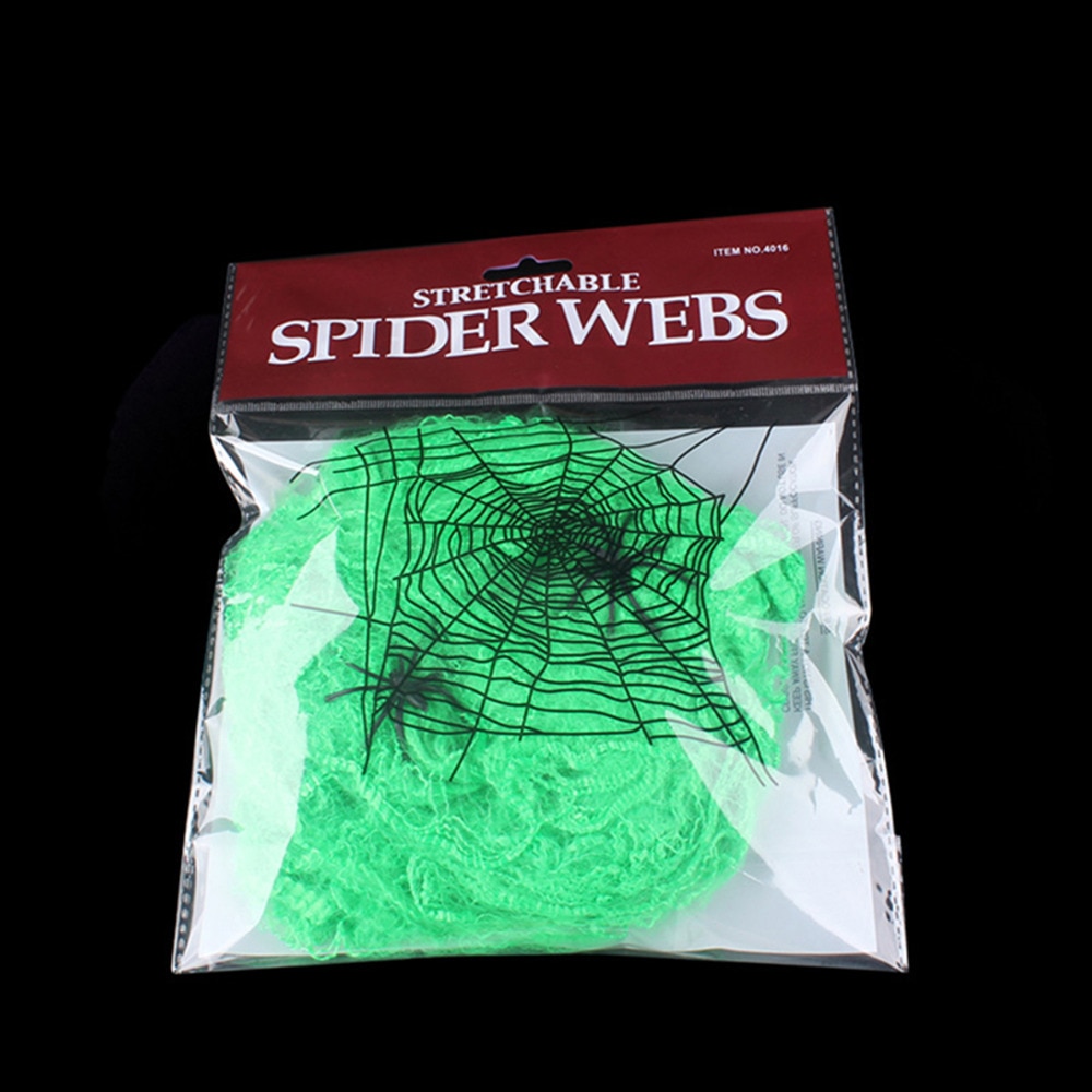 Stretchable Spider Web Halloween Decor