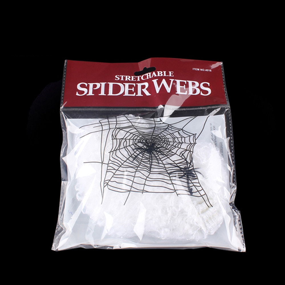 Stretchable Spider Web Halloween Decor