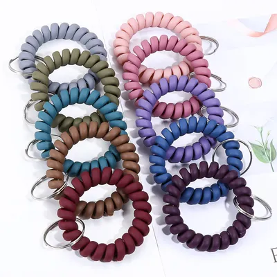 Stretchable Wrist Coil Keychain (10 pcs) Stretchable Wrist Coil Keychain (10 pcs)