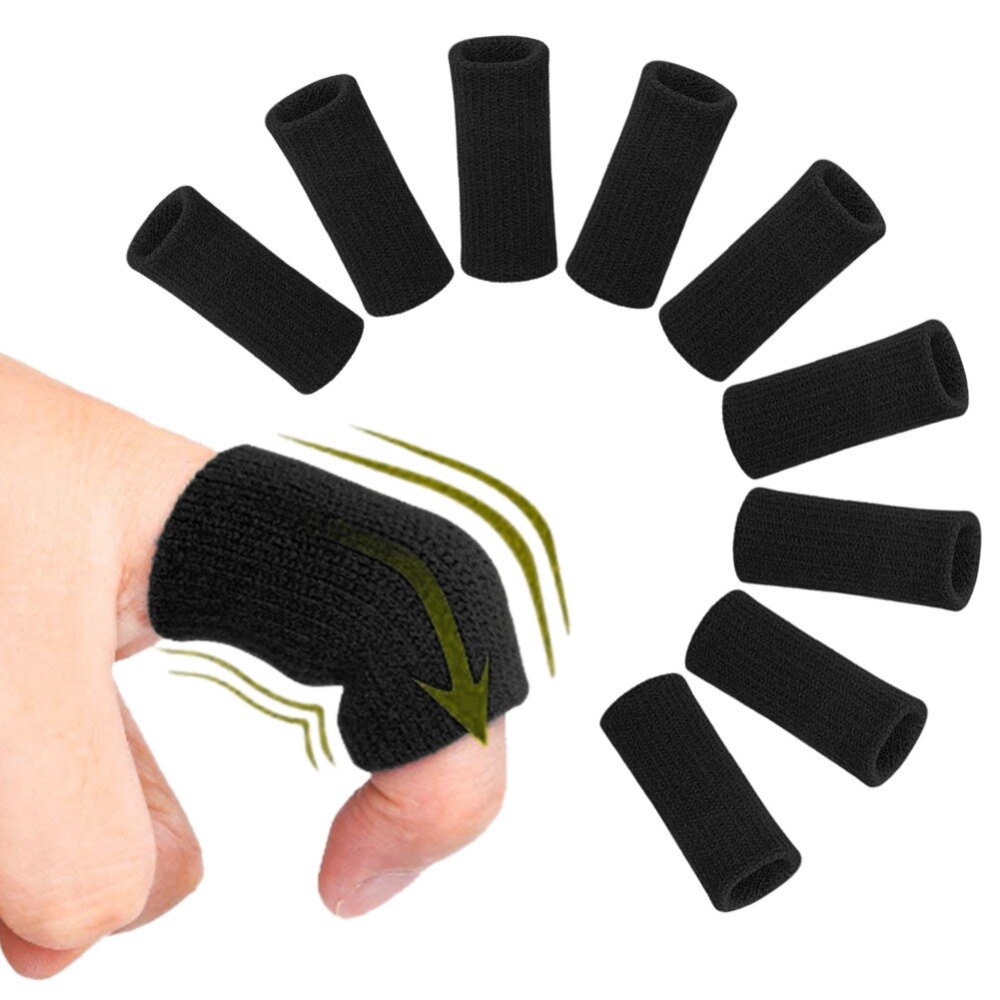 Stretchy Basketball Finger Sleeves (10 Pcs)