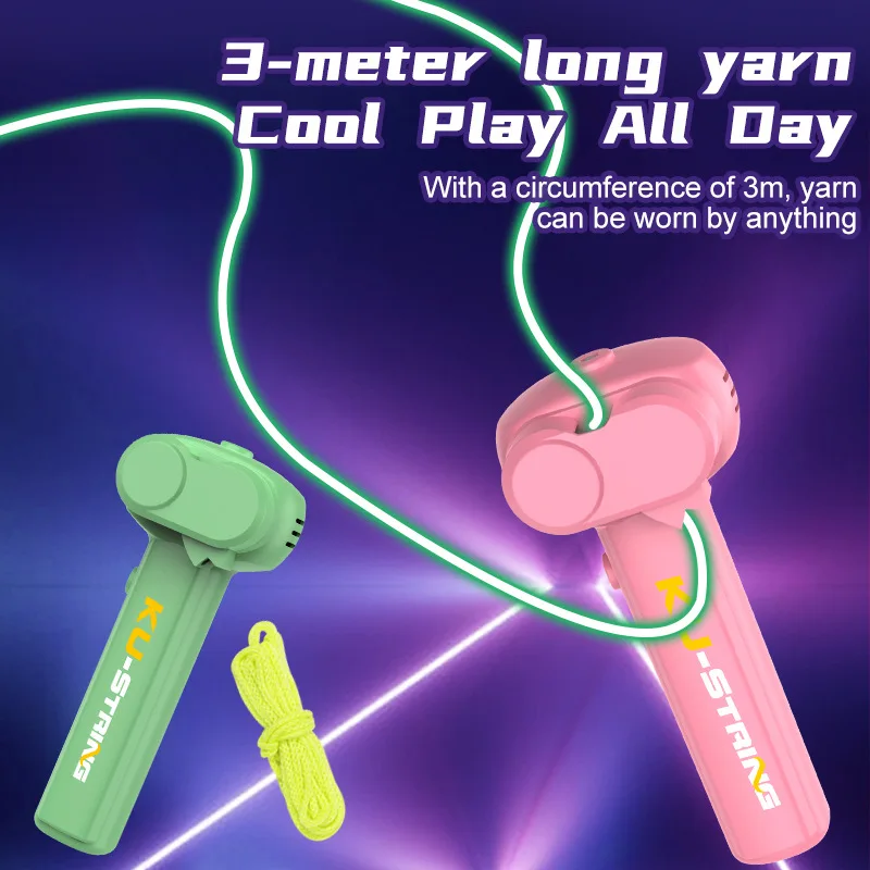 String Rope Glow in The Dark String Rope Launcher Luminous Portable Handheld String Stress Relief Toy For Kids Party String Rope Glow in The Dark String Rope Launcher Luminous Portable Handheld String Stress Relief Toy For Kids Party