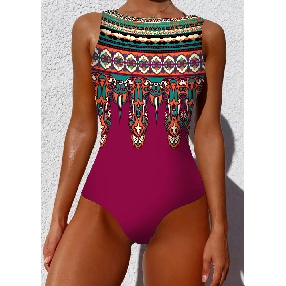 Striped Women One Piece Swimsuit High Quality Swimwear Printed Push Up Monokini Summer Bathing Suit Tropical Bodysuit Striped Women One Piece Swimsuit High Quality Swimwear Printed Push Up Monokini Summer Bathing Suit Tropical Bodysuit