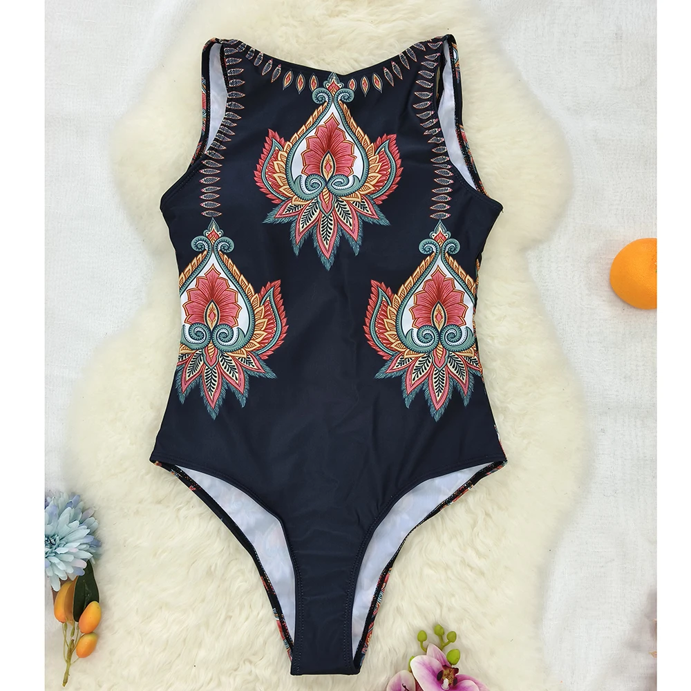 Striped Women One Piece Swimsuit High Quality Swimwear Printed Push Up Monokini Summer Bathing Suit Tropical Bodysuit Striped Women One Piece Swimsuit High Quality Swimwear Printed Push Up Monokini Summer Bathing Suit Tropical Bodysuit