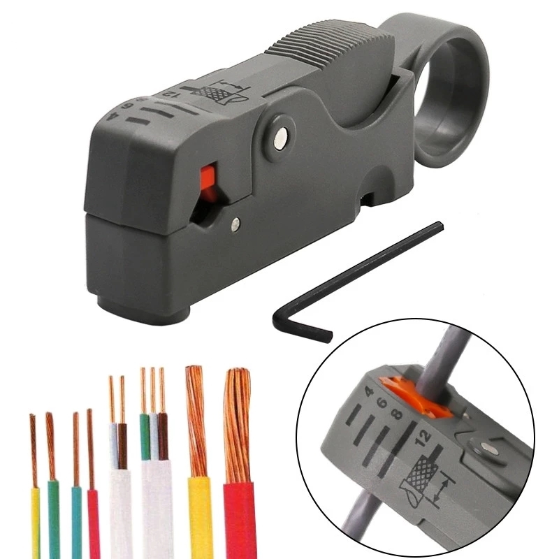 Stripping Pliers Decrustation Wire Cable Tools Stripper Stainless Steel Round Nose German Insulated Electrical Straight