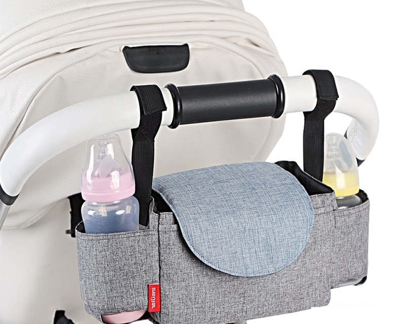 Stroller Organizer with Pockets and Bottle Holder Stroller Organizer with Pockets and Bottle Holder