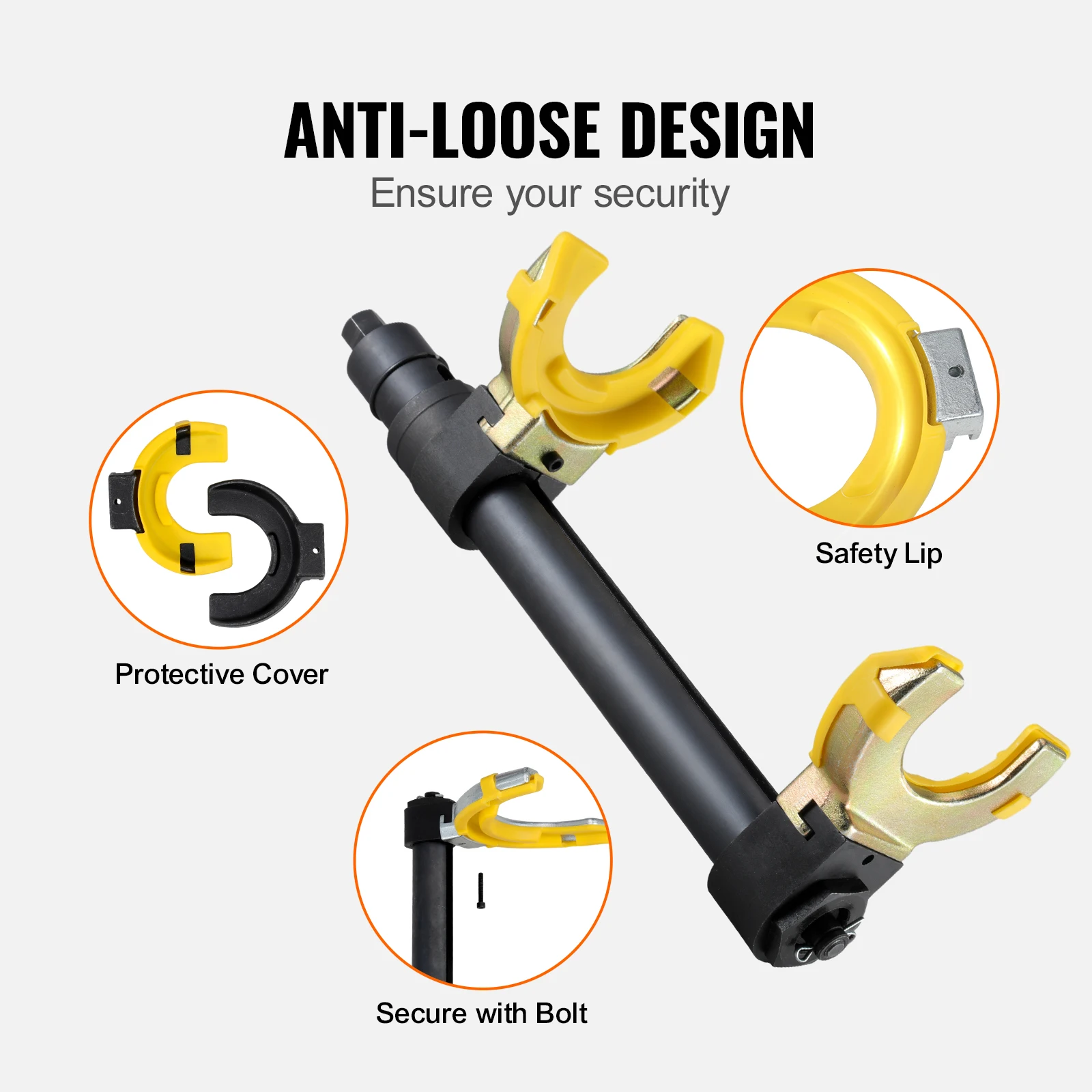 Strut Spring Compressor Macpherson Strut Spring Compressor Kit Interchangeable Fork Strut Coil Extractoror Remover Tool Strut Spring Compressor Macpherson Strut Spring Compressor Kit Interchangeable Fork Strut Coil Extractoror Remover Tool
