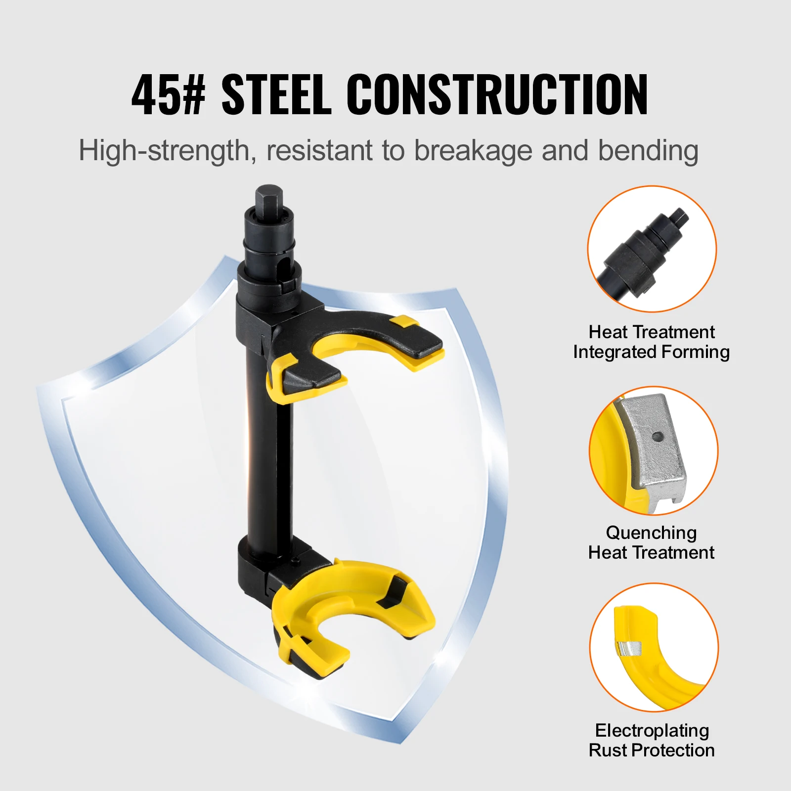 Strut Spring Compressor Macpherson Strut Spring Compressor Kit Interchangeable Fork Strut Coil Extractoror Remover Tool Strut Spring Compressor Macpherson Strut Spring Compressor Kit Interchangeable Fork Strut Coil Extractoror Remover Tool