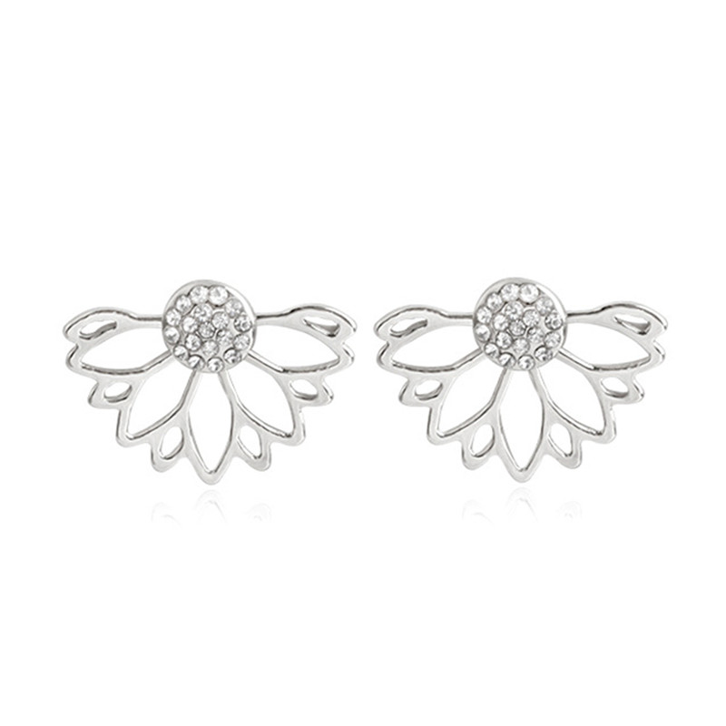 Stud Earrings Earlobe Wings