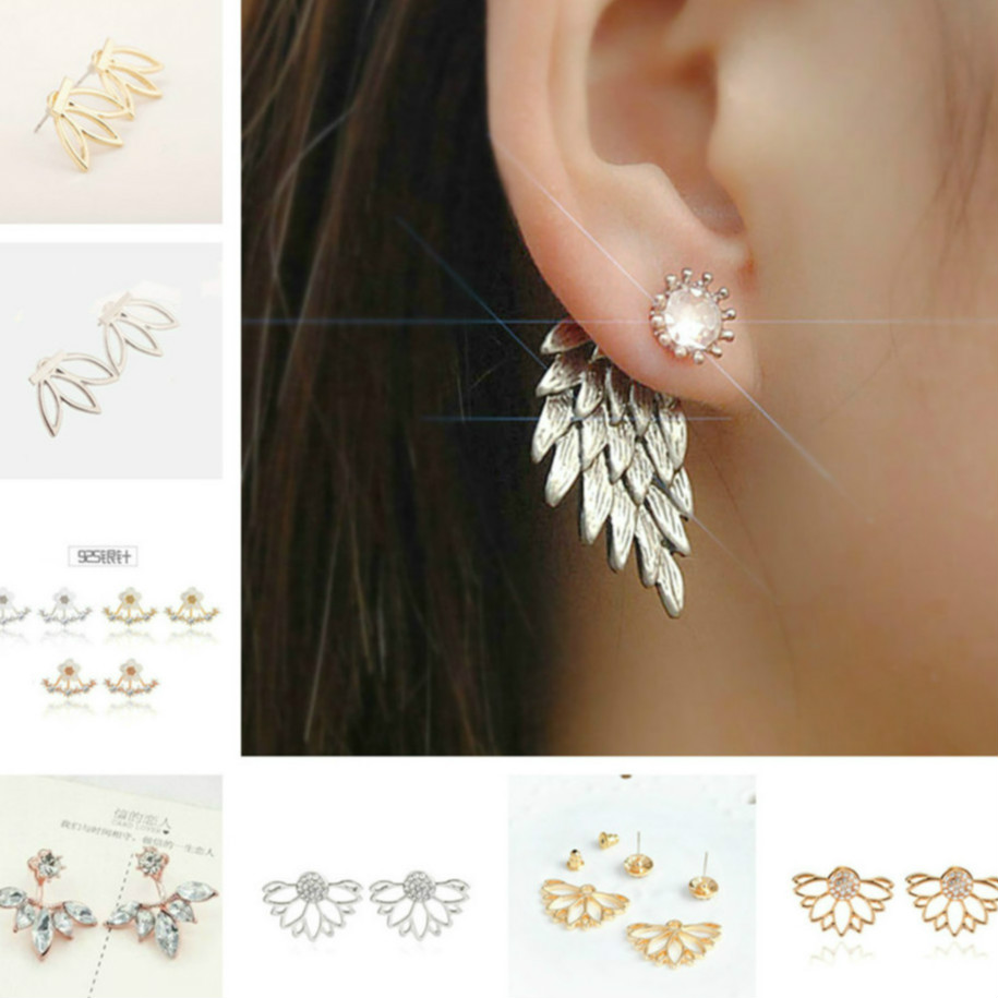 Stud Earrings Earlobe Wings Stud Earrings Earlobe Wings