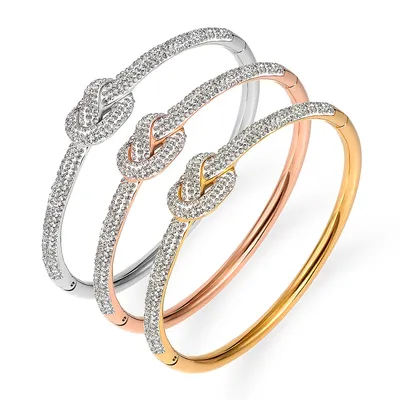Studded Knot Bracelet Fashion Jewelry