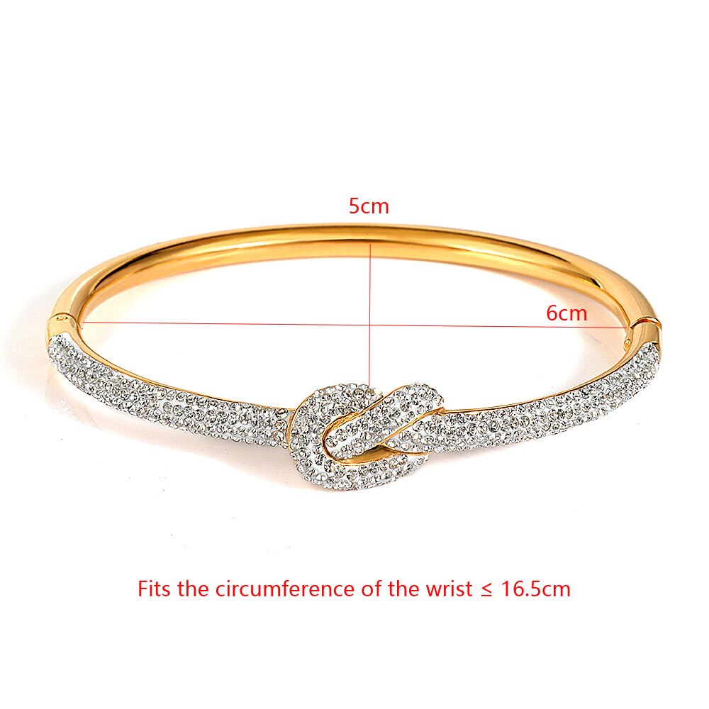Studded Knot Bracelet Fashion Jewelry