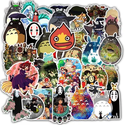 Studio Ghibli Stickers PVC Decals (50pcs) Studio Ghibli Stickers PVC Decals (50pcs)
