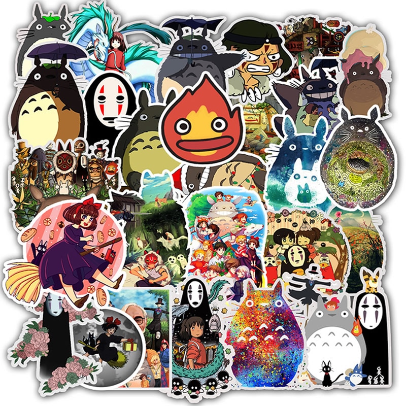Studio Ghibli Stickers PVC Decals (50pcs) Studio Ghibli Stickers PVC Decals (50pcs)