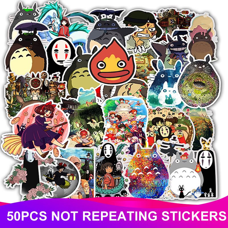Studio Ghibli Stickers PVC Decals (50pcs) Studio Ghibli Stickers PVC Decals (50pcs)