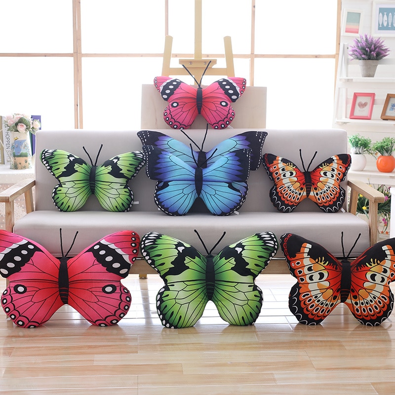 Stuffed Butterfly Home Sofa Decoration