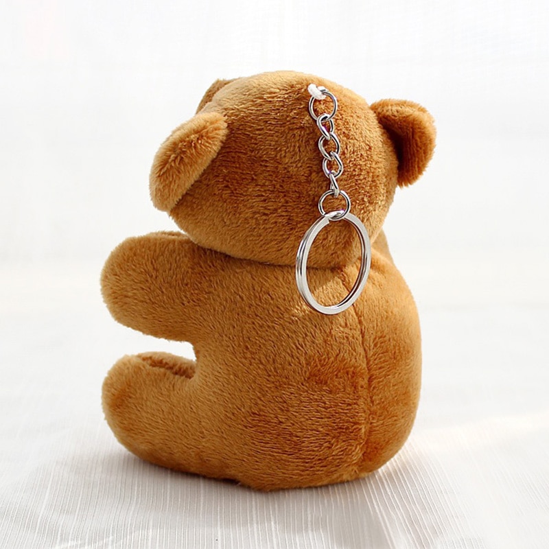 Stuffed Mini Teddy Keychain