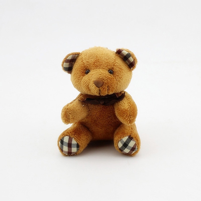 Stuffed Mini Teddy Keychain