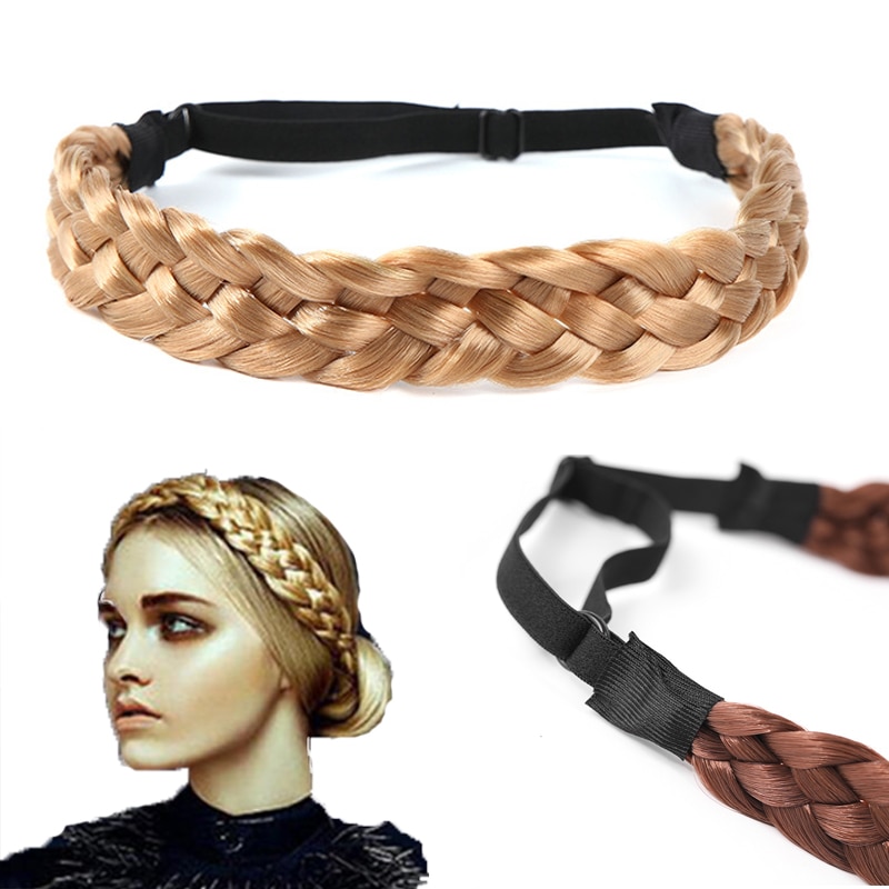 Stylish Braided Hair Headband Accessory