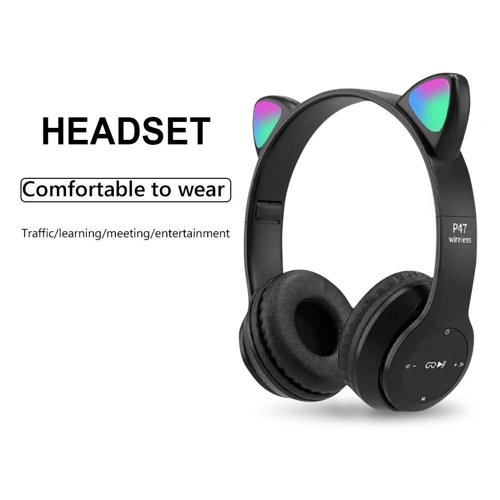 Stylish Cat Ears Headphones