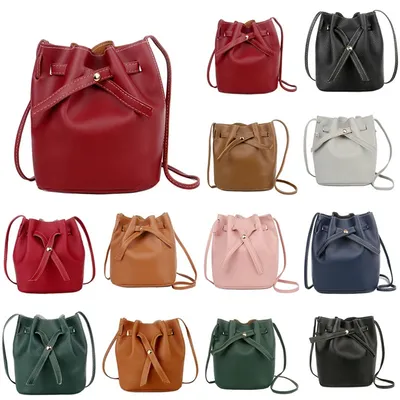 Stylish Crossbody Drawstring Bag