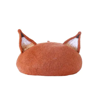 Stylish Fox Beret Hat Stylish Fox Beret Hat