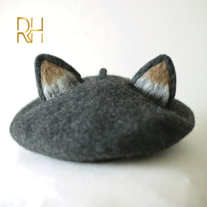Stylish Fox Beret Hat Stylish Fox Beret Hat