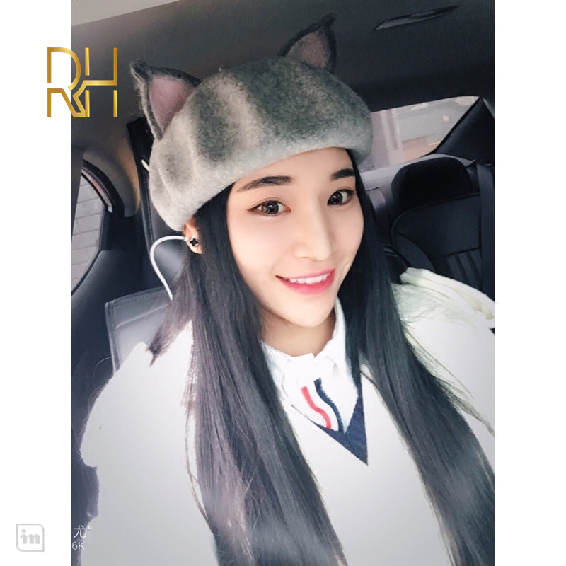 Stylish Fox Beret Hat Stylish Fox Beret Hat