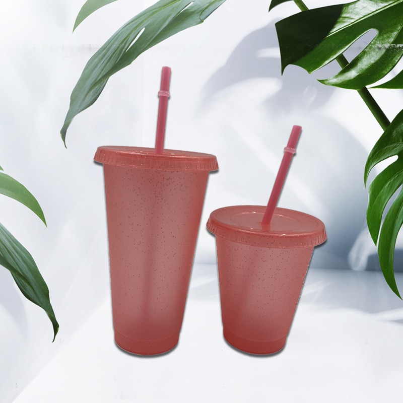 Stylish Glitter Straw Cup Reusable Drinkware Stylish Glitter Straw Cup Reusable Drinkware