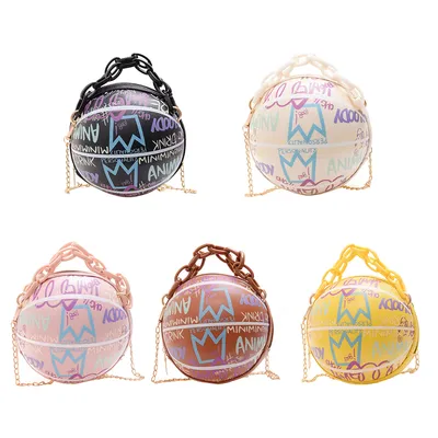 Stylish Graffiti Basketball Handbag