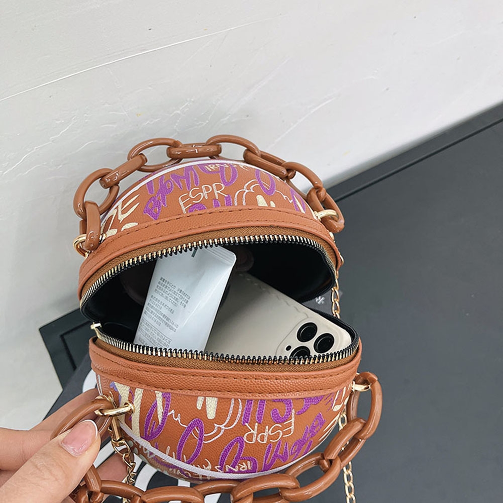 Stylish Graffiti Basketball Handbag