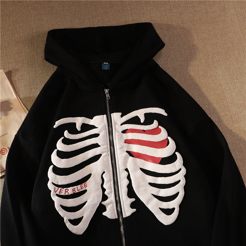 Stylish Hooded Skeleton Jacket Stylish Hooded Skeleton Jacket