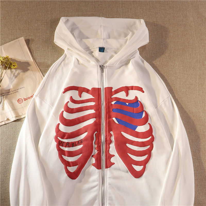 Stylish Hooded Skeleton Jacket Stylish Hooded Skeleton Jacket