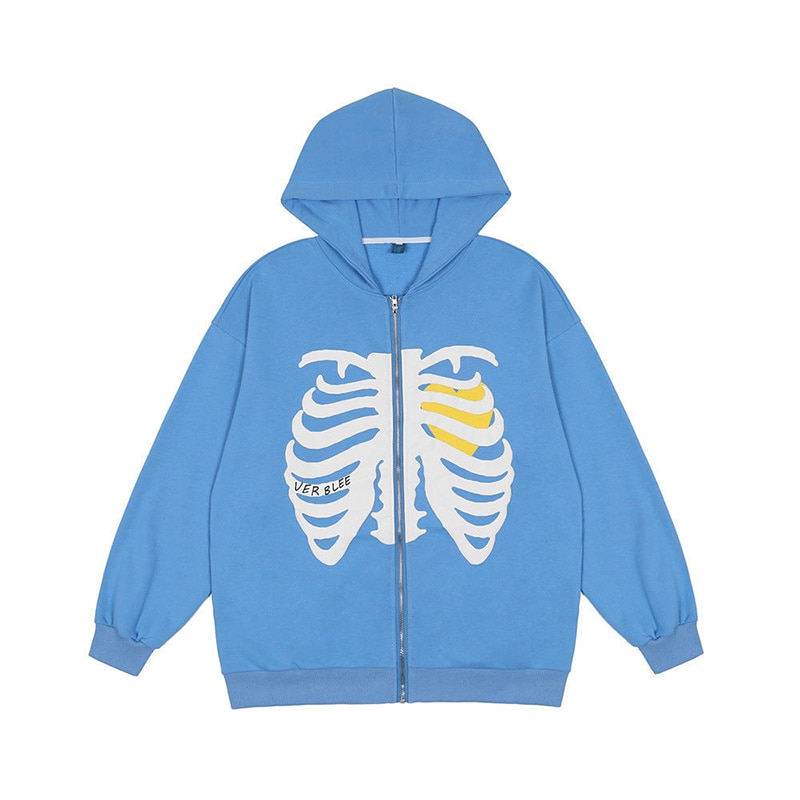 Stylish Hooded Skeleton Jacket Stylish Hooded Skeleton Jacket