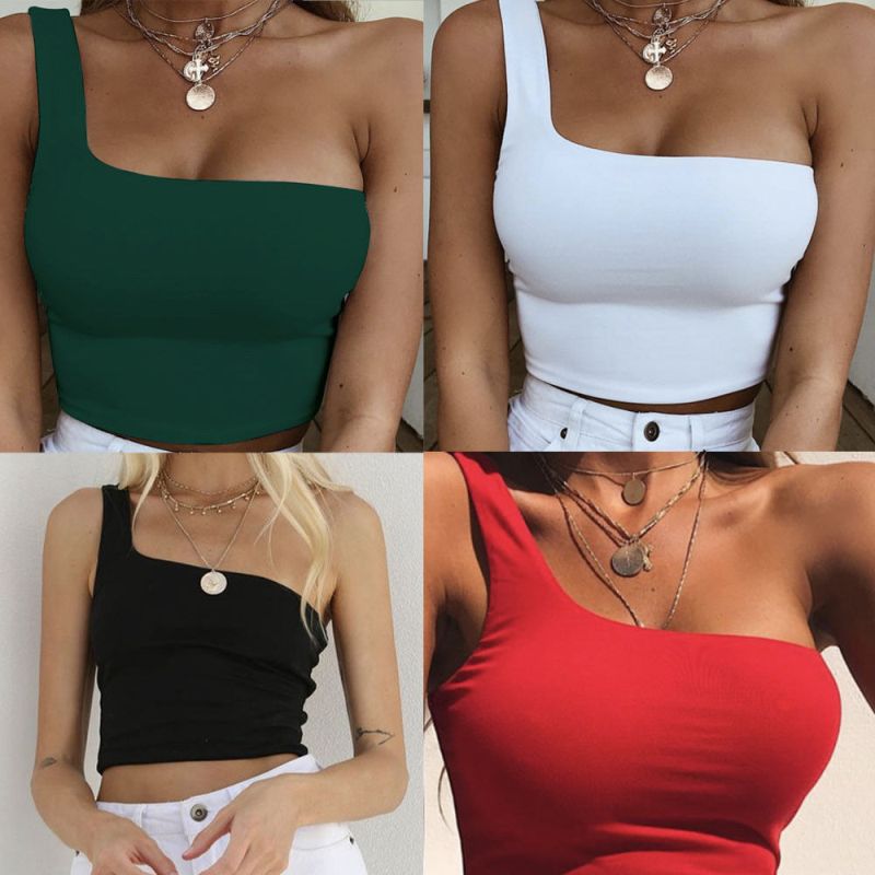 Stylish Ladies One Shoulder Top