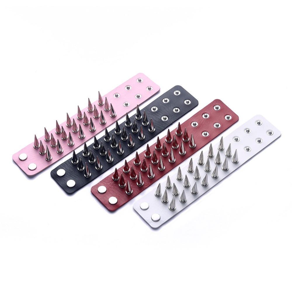 Stylish Punk Accessory Spiked Bracelet Stylish Punk Accessory Spiked Bracelet