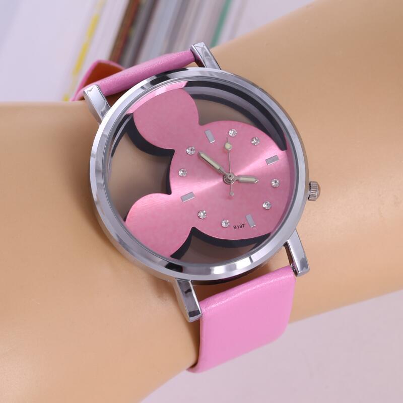 Stylish Watch For Girls Cartoon Design