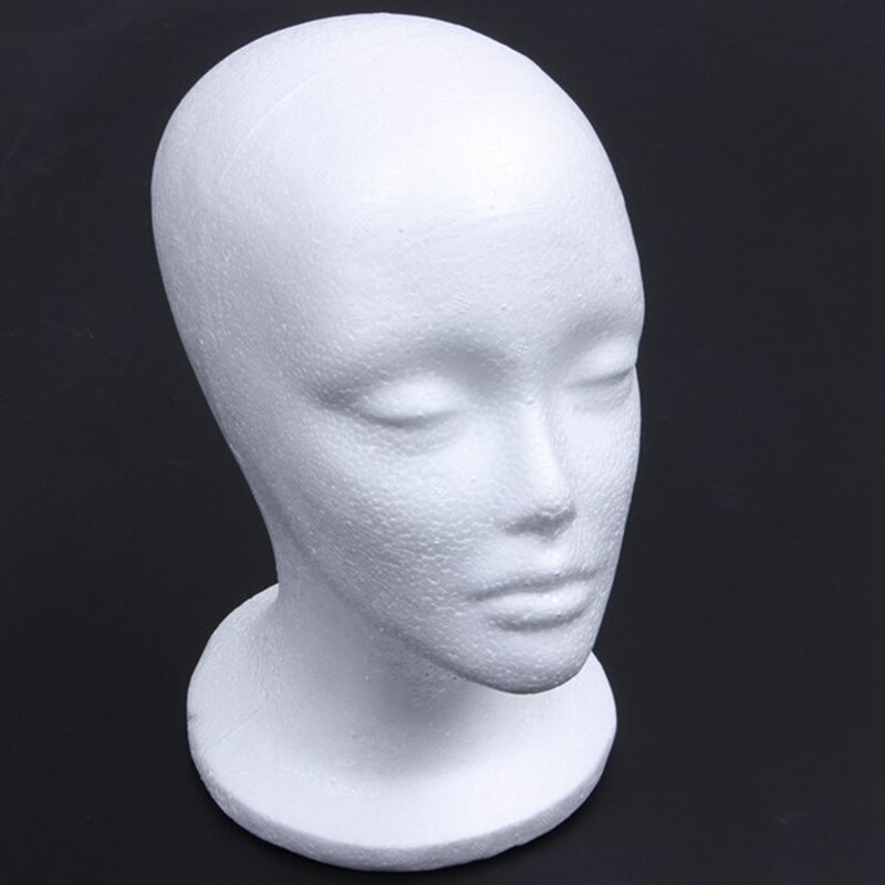 Styrofoam Mannequin Head Display