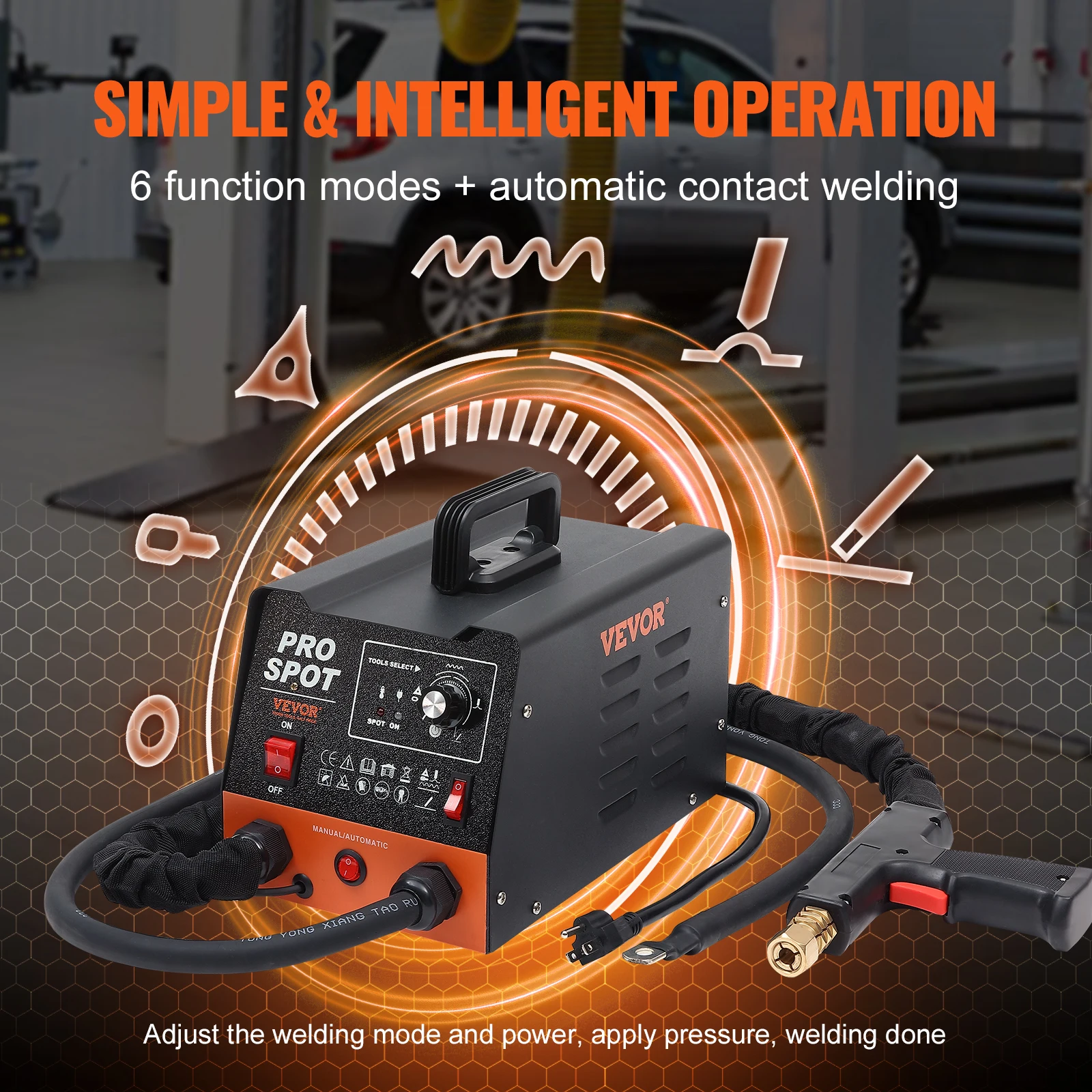 SucceBuy Stud Welder Dent Repair Kit 3KW Spot Welder Auto Body Welding Dent Puller Machine Welding Accessories for Car SucceBuy Stud Welder Dent Repair Kit 3KW Spot Welder Auto Body Welding Dent Puller Machine Welding Accessories for Car