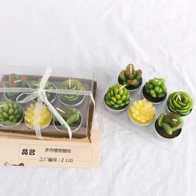 Succulent Candles Set (6pcs) Succulent Candles Set (6pcs)