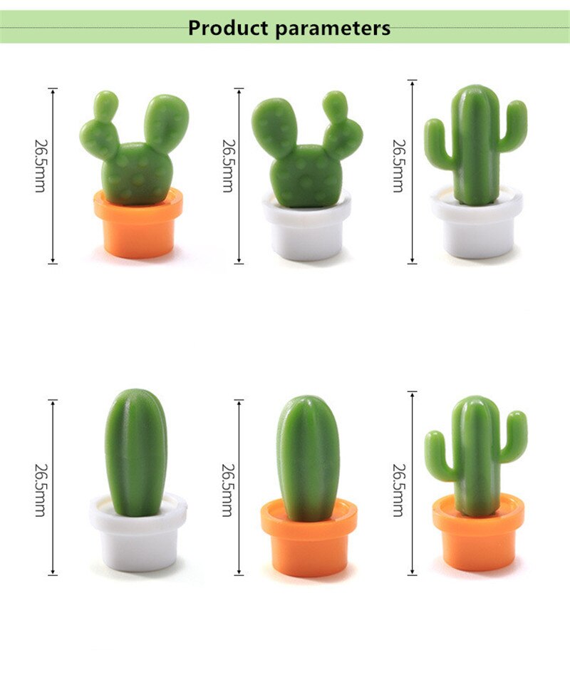 Succulent Magnets Fridge Decors (6 Pcs) Succulent Magnets Fridge Decors (6 Pcs)