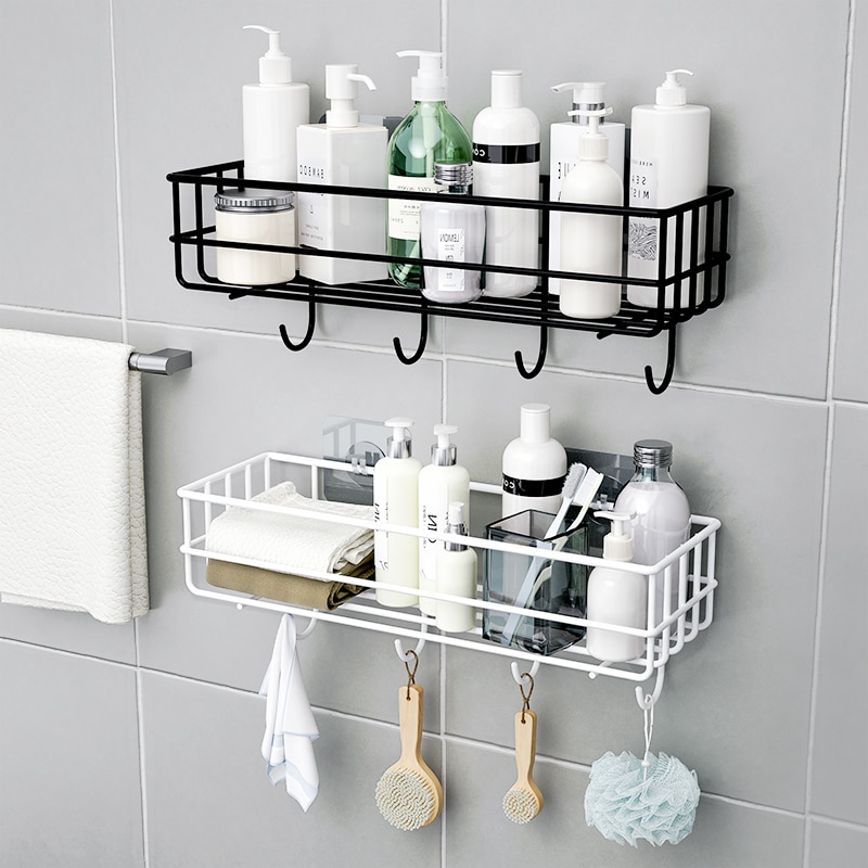Suction Bathroom Shelf Iron Rack Suction Bathroom Shelf Iron Rack