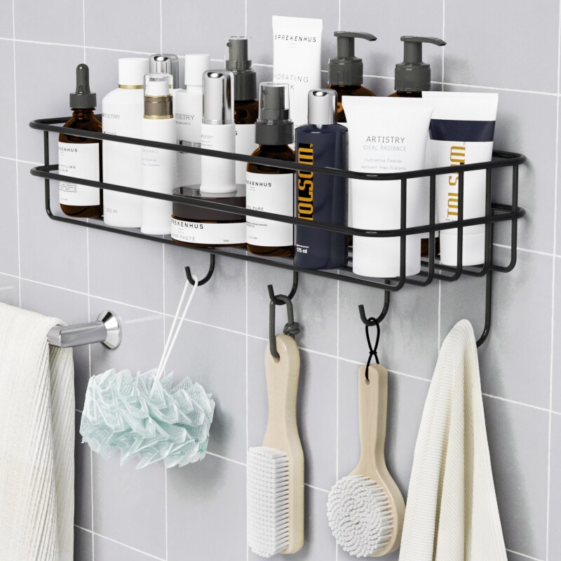 Suction Bathroom Shelf Iron Rack